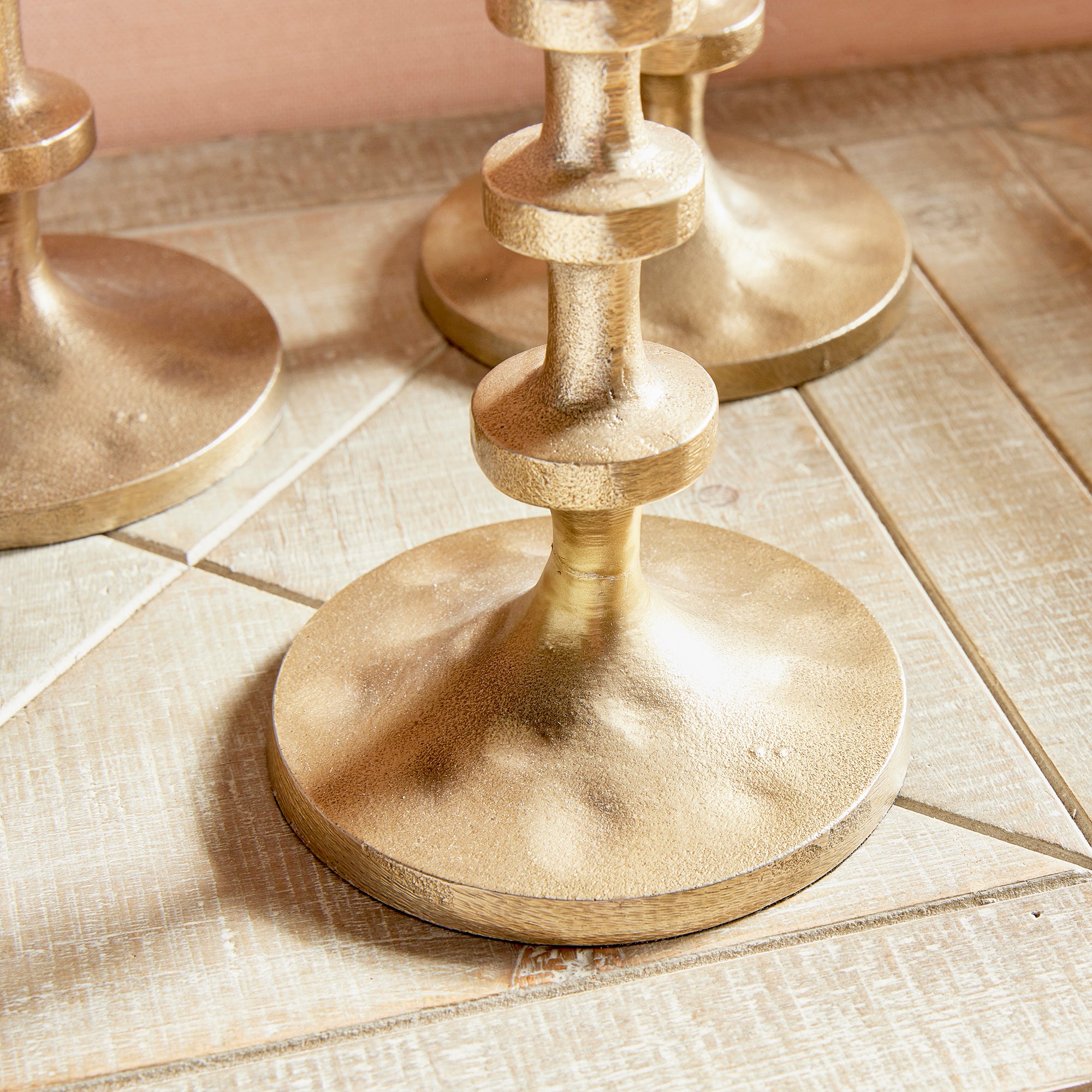 Napa Home And Garden Abacus Taper Holders, Set Of 3