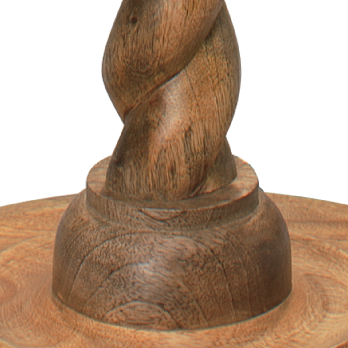 Jamie Young Barley Twist Floor Lamp In Natural Wood