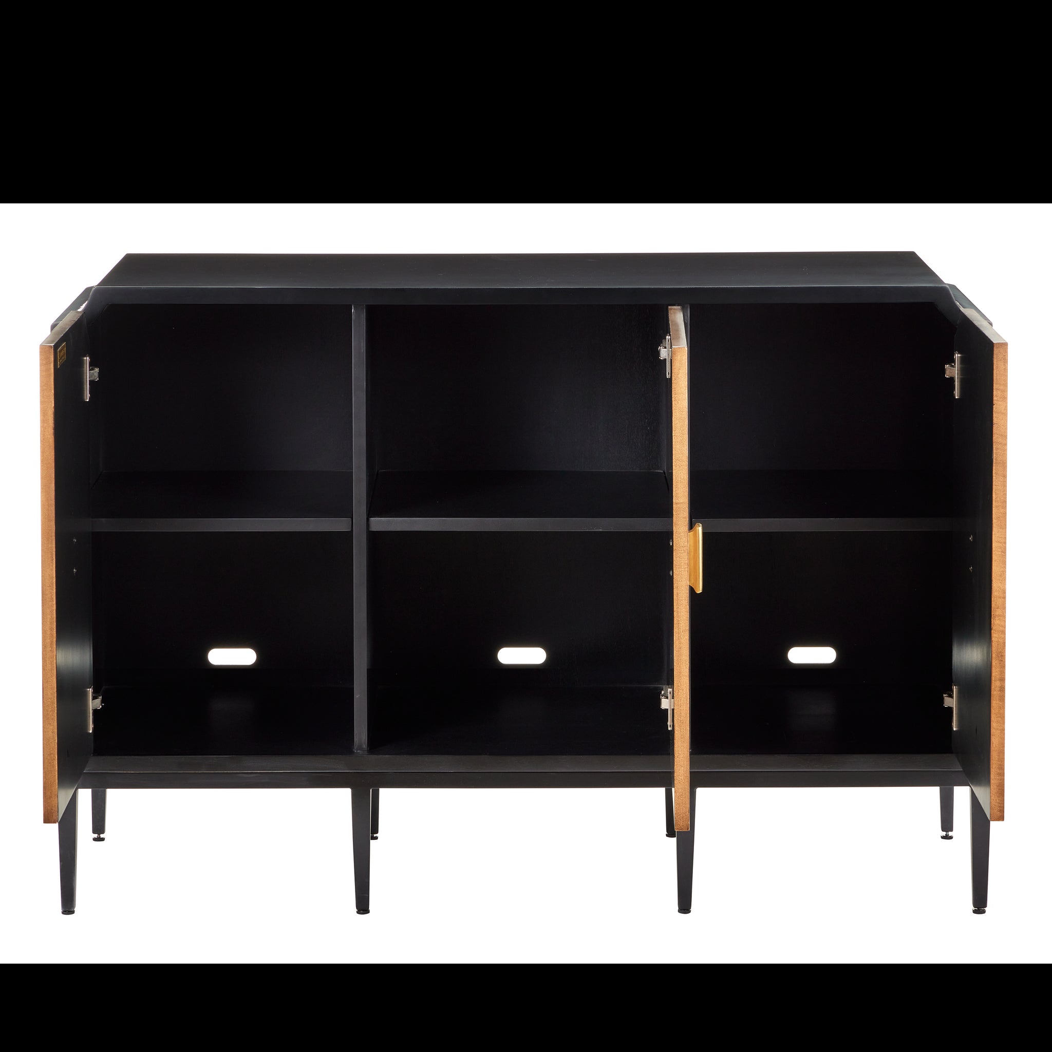 Currey & Company Kallista Mahogany Taupe Cabinet