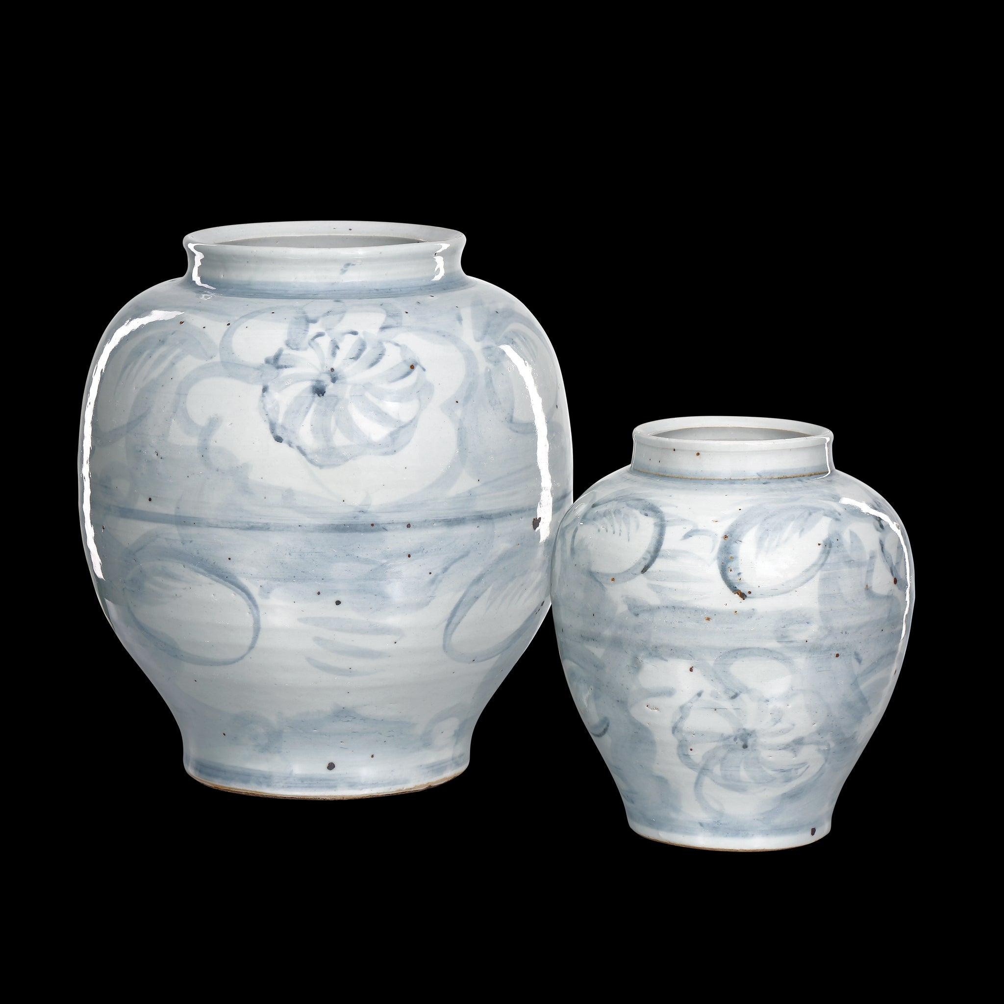 Currey & Company 10.25" Ming Style Countryside Preserve Pot