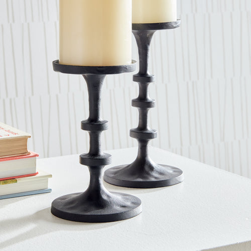 Napa Home And Garden Abacus Petite Candle Stands, Set Of 2