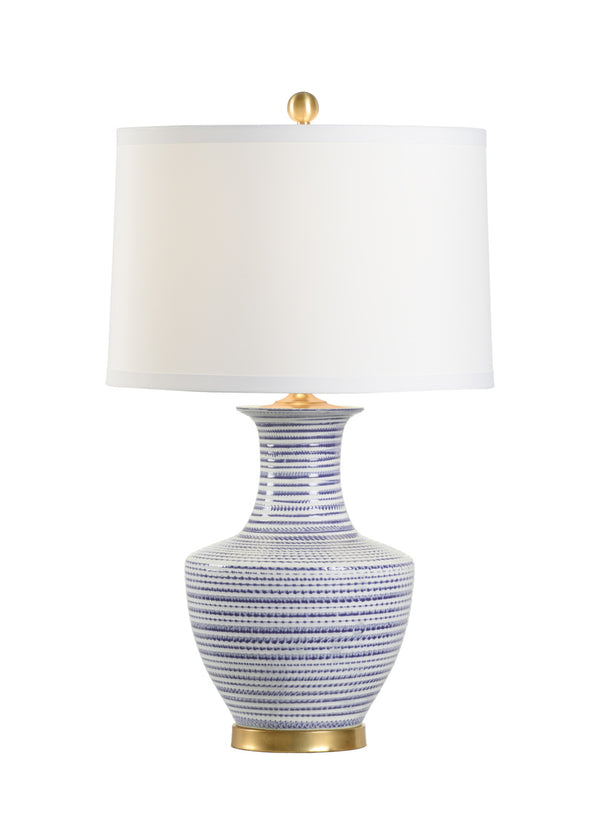 Chelsea House Classic Lamp in Blue and White