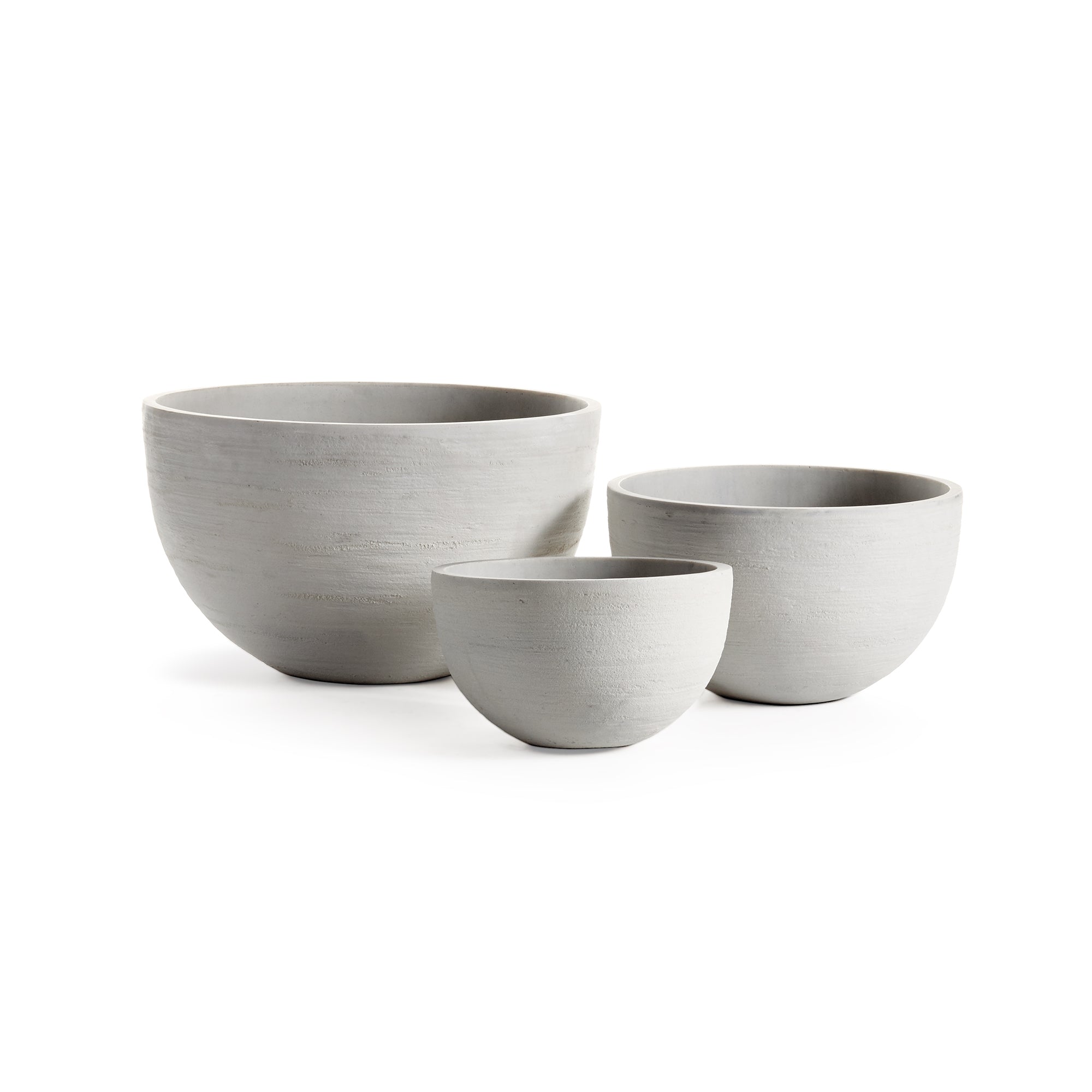 Napa Home And Garden Fibrestone Malibu Low Bowls, Set Of 3