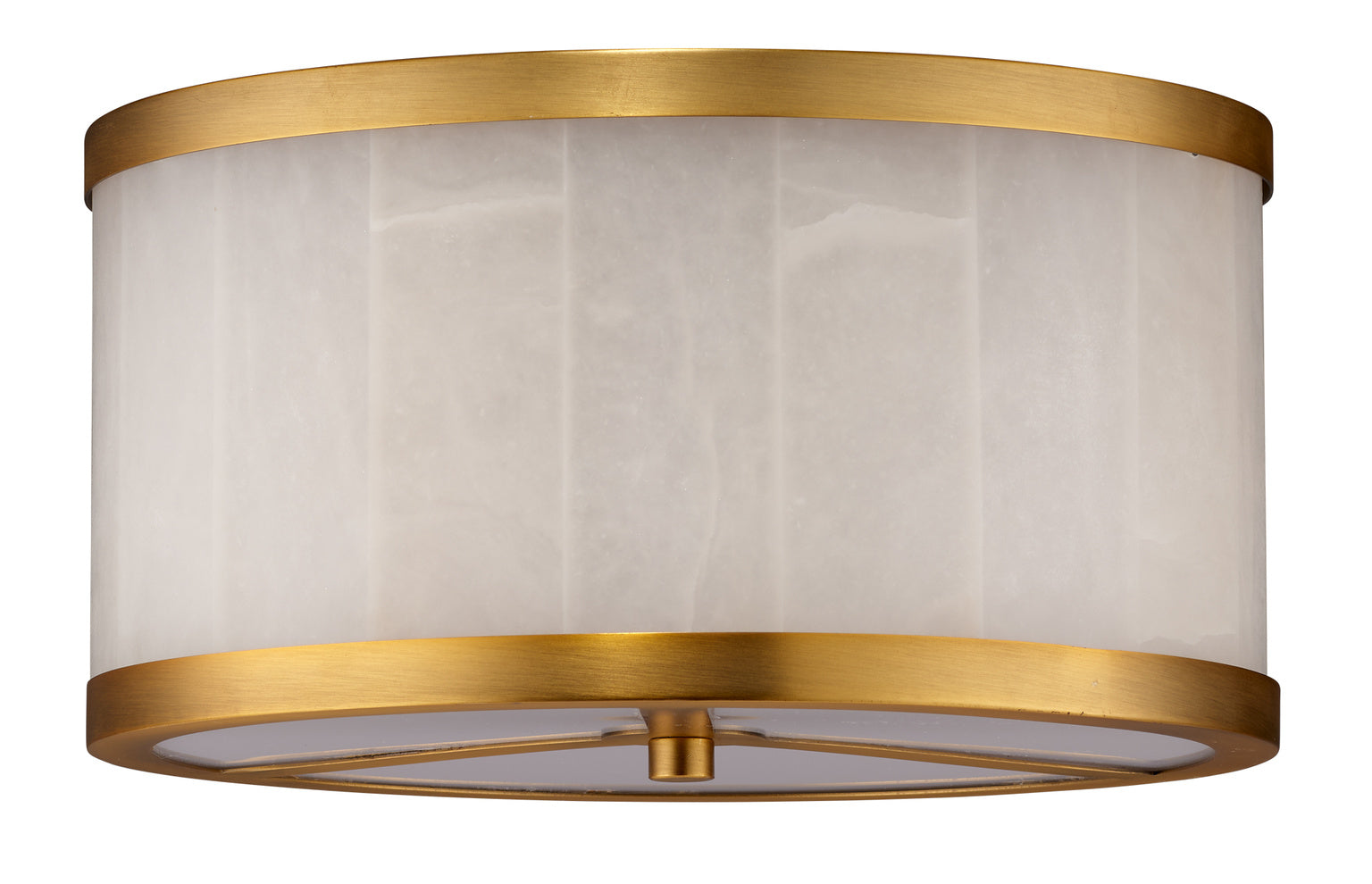 Jamie Young Upsala Alabaster Flush Mount Ceiling Light
