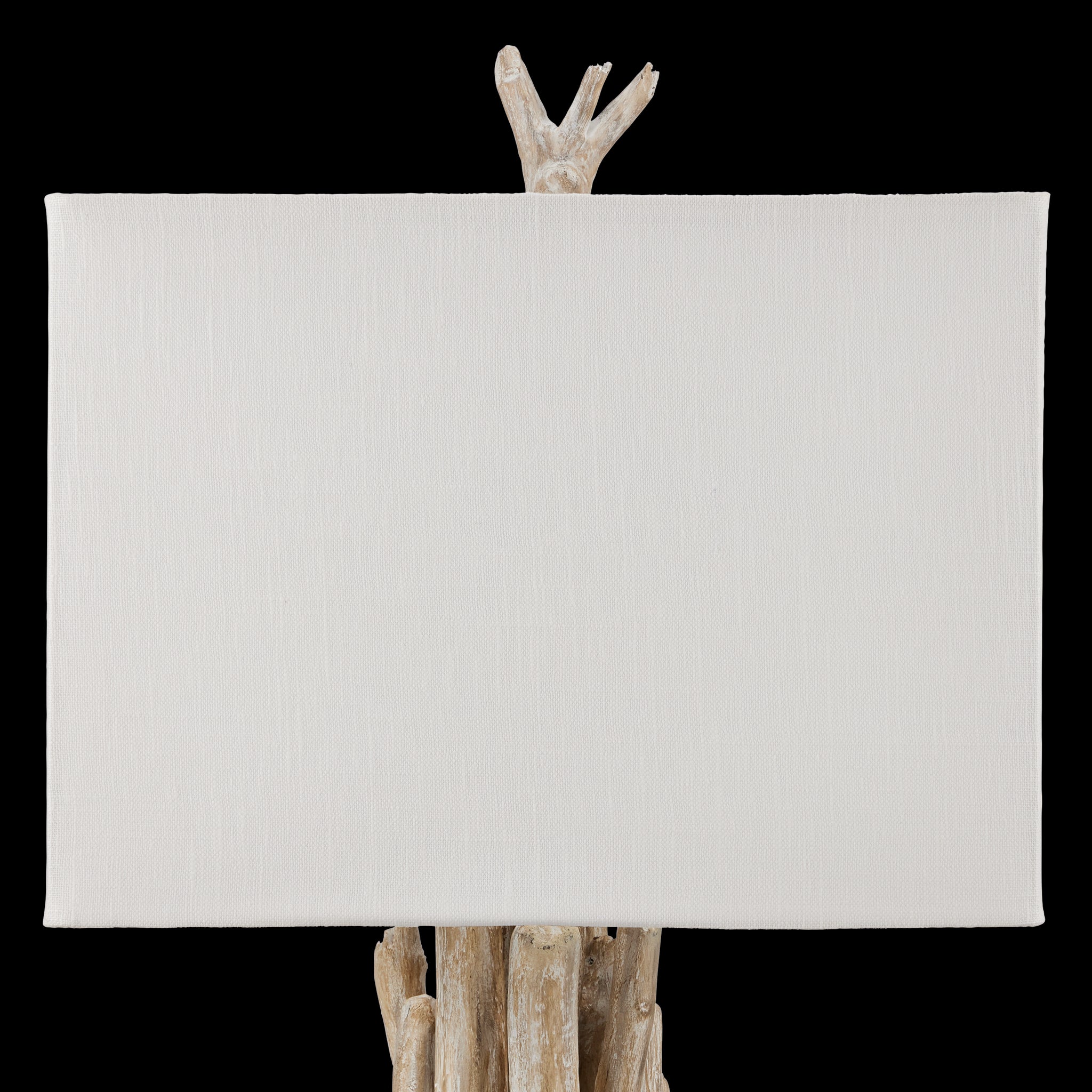 Currey & Company 34" Driftwood Whitewash Table Lamp