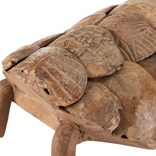 Currey & Company Turtle Set Of 3 Wooden Turtles