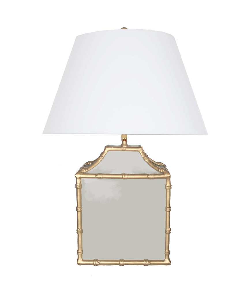 Dana Gibson Pagoda Lamp in Grey