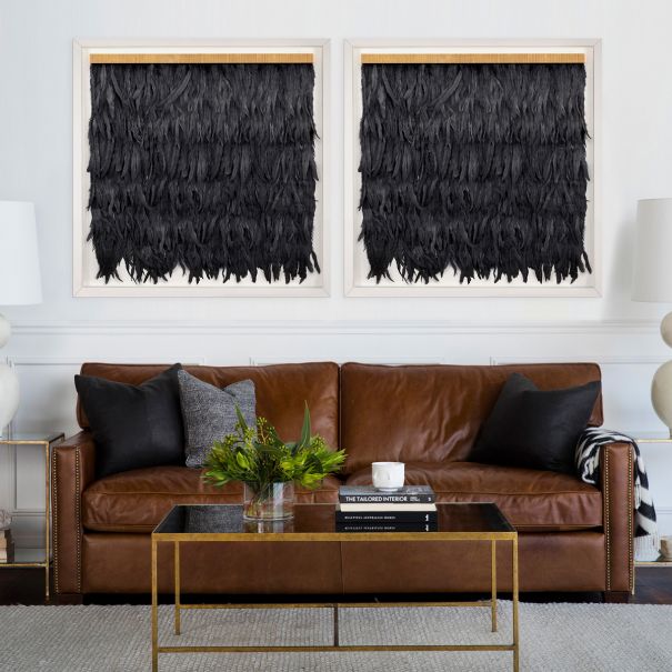 Natural Curiosities Dark Blue Feathers, Icarus Collection