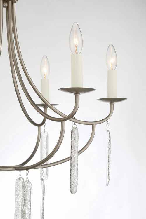 Lumanity Ella 6 Light Classic Candle Chandelier