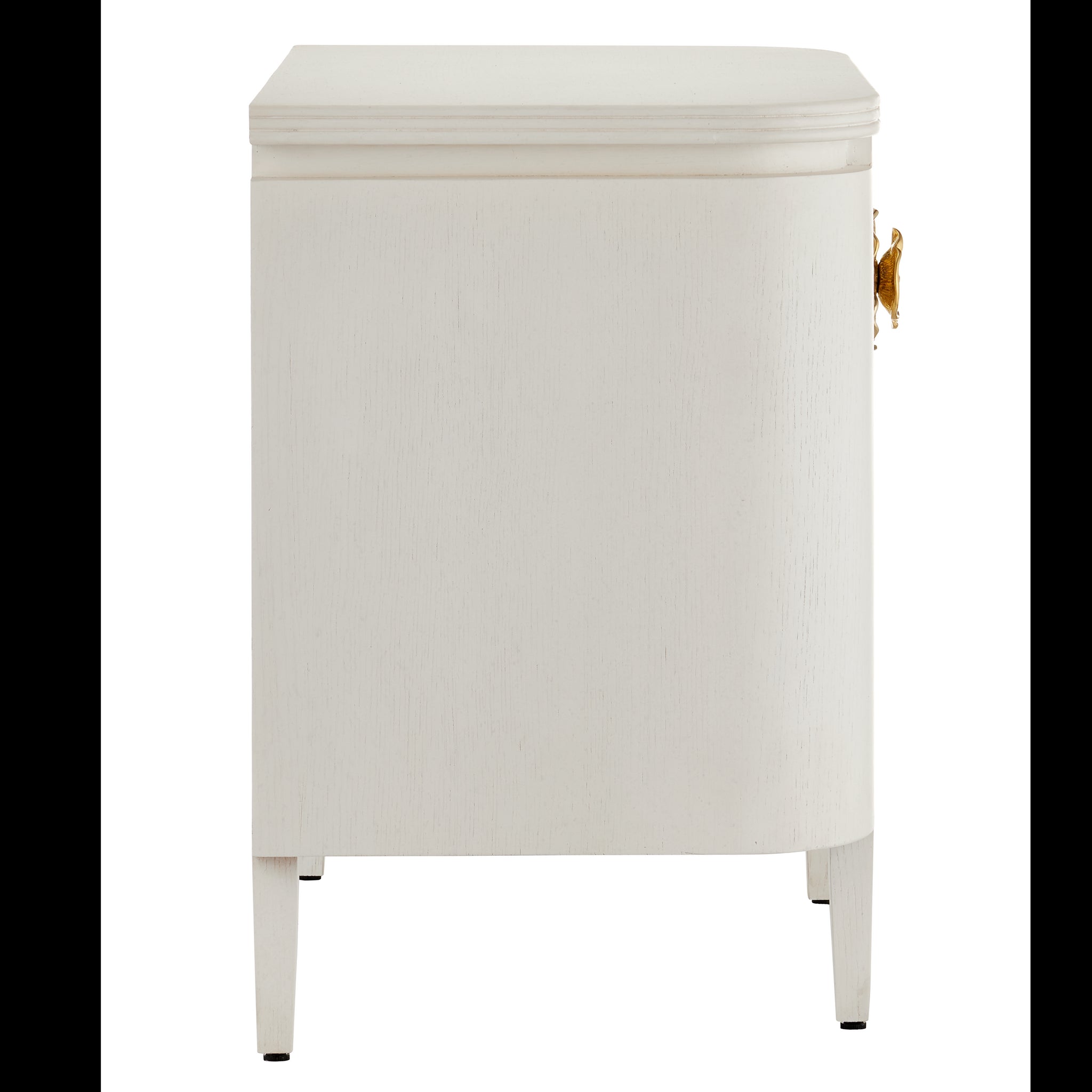 Currey & Company 27.75" Briallen White Oak Nightstand
