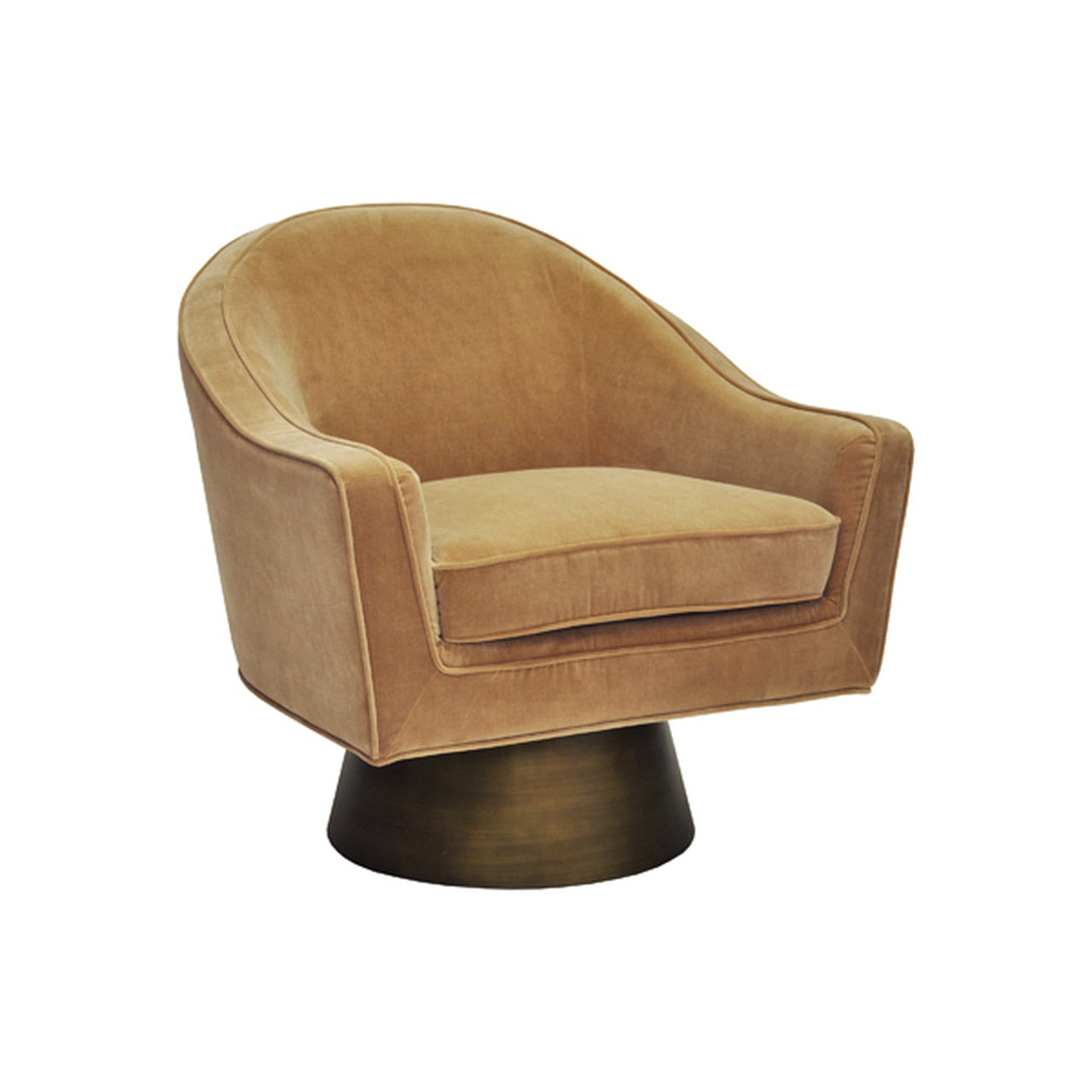 Worlds Away Dominic Swivel Chair