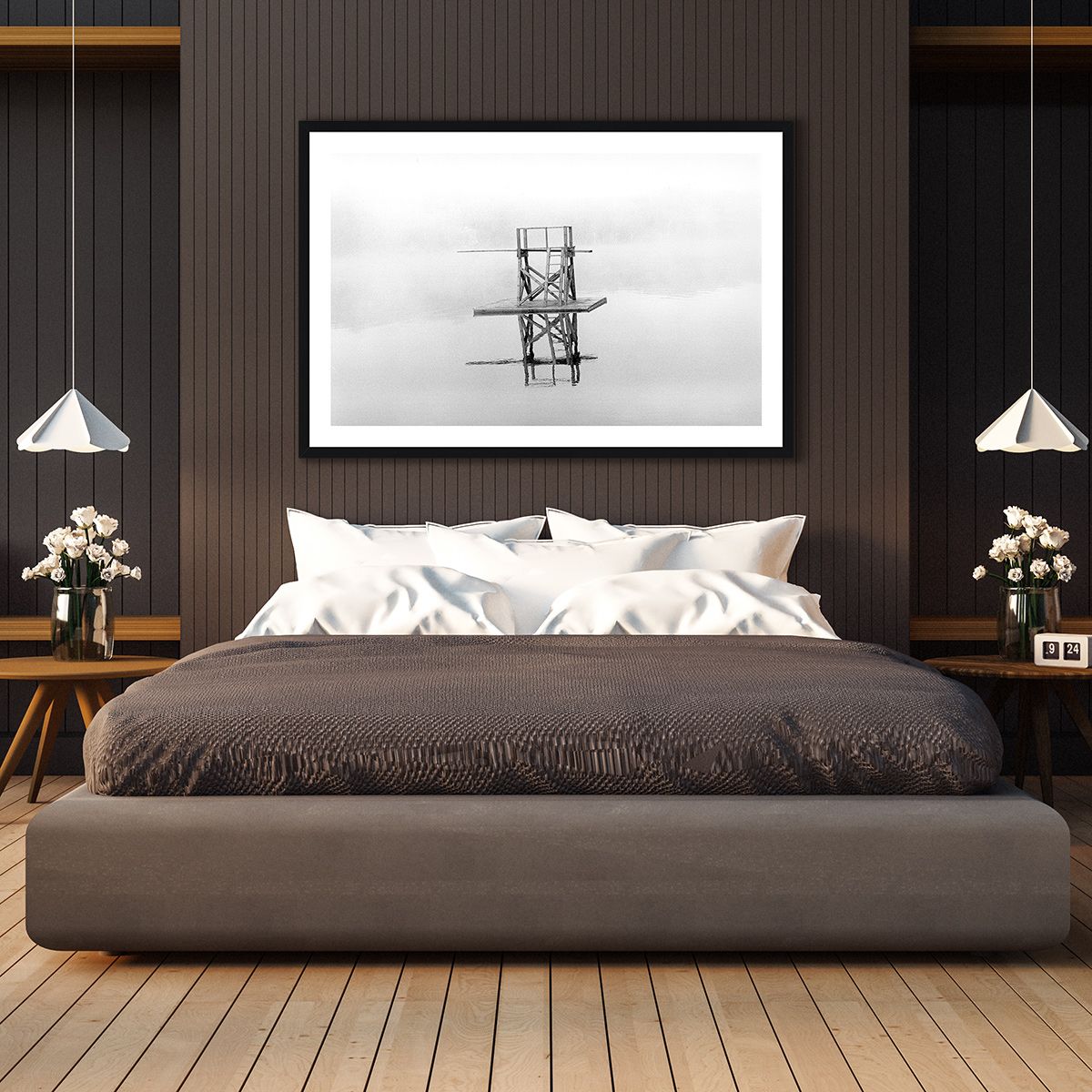 David Ritchie Diving Platform Art Print by Natural Curiosities