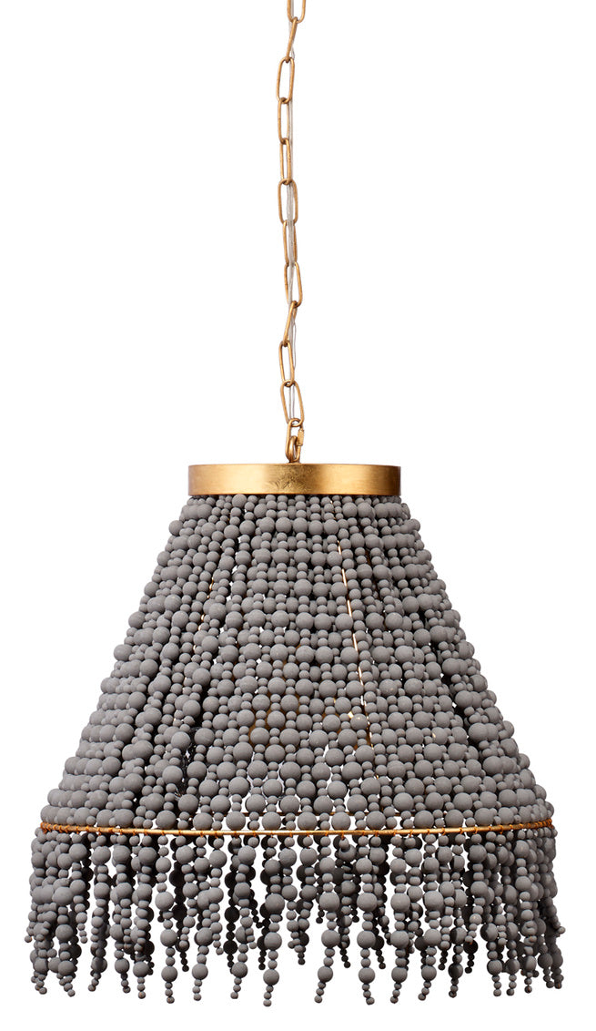 Jamie Young Angelou Beaded Cone Chandelier