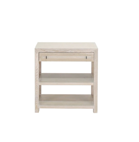 Worlds Away Garbo Nightstand With Acrylic Hardware