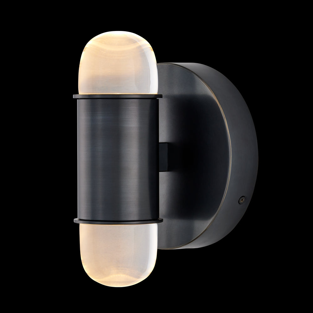 Currey & Company Capsule Bronze Led 2 Light Wall Sconce