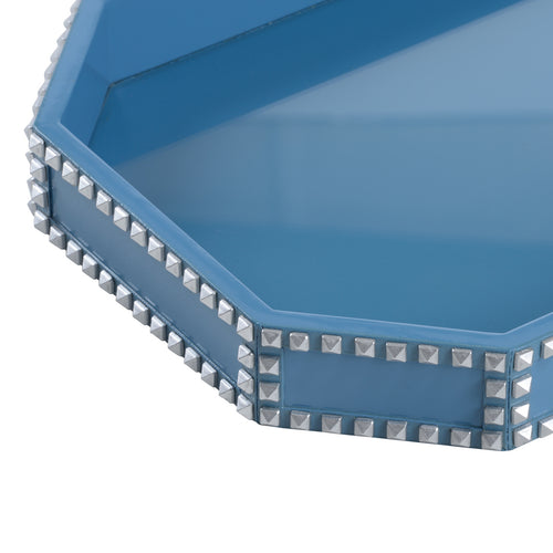 Chelsea House - Chic Studded Tray-Blue