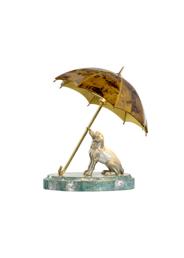 Chelsea House Dog And Umbrella Lamp