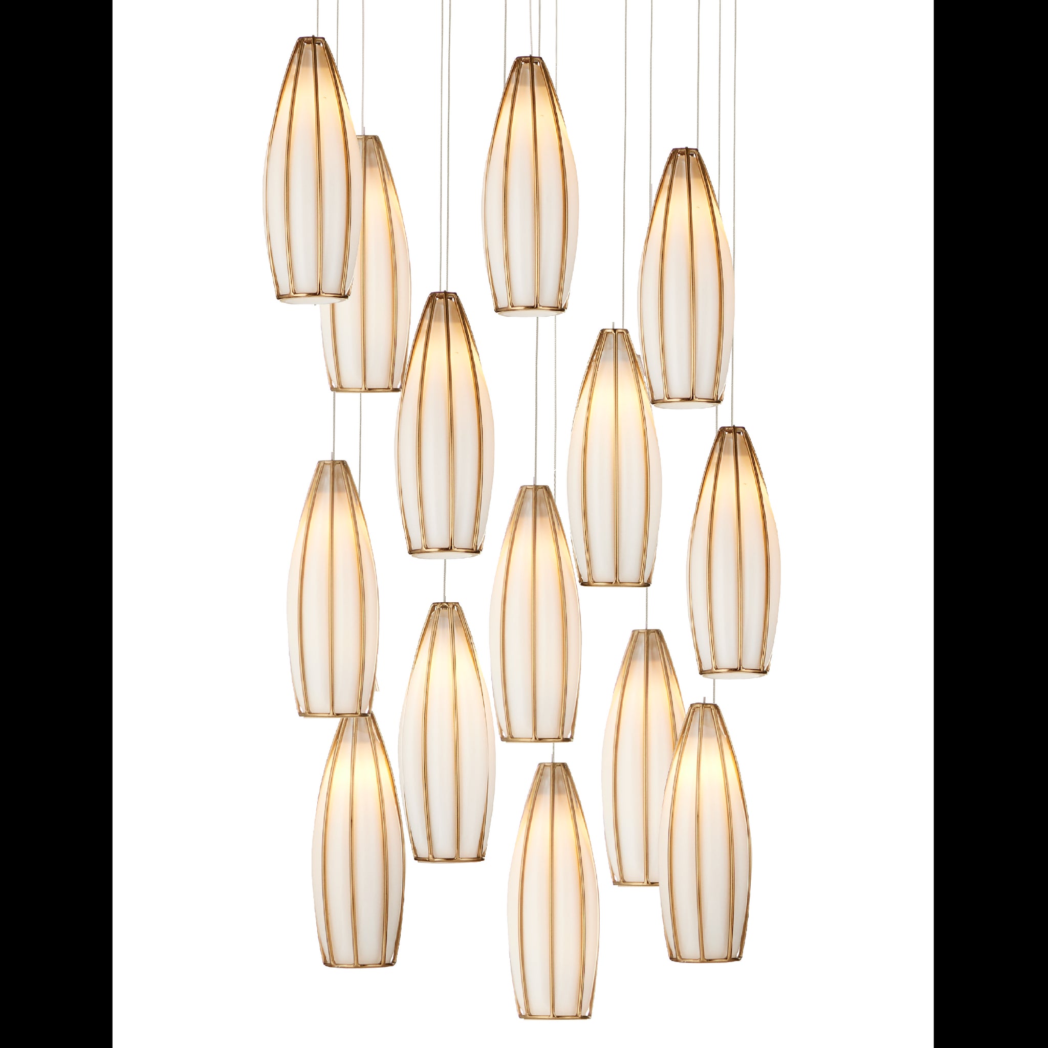 Currey & Company Parish 15 Light Round Multi Drop