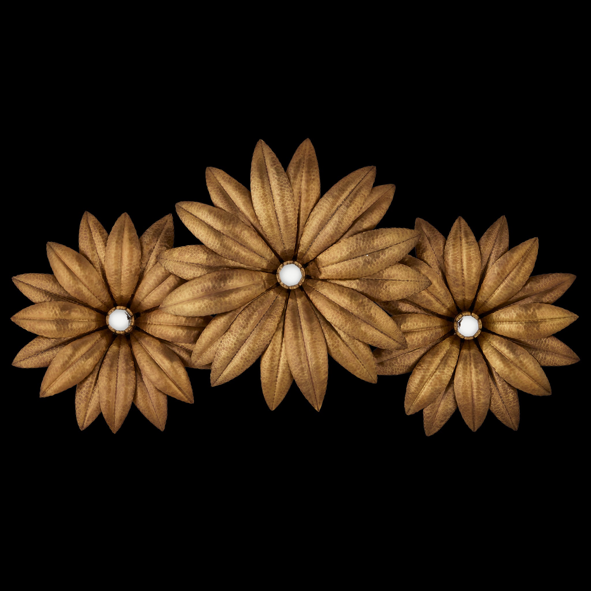 Currey & Company Alithea Large 3 Light Wall Sconce