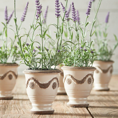 Napa Home And Garden French Lavender Drop In 13", Set Of 6