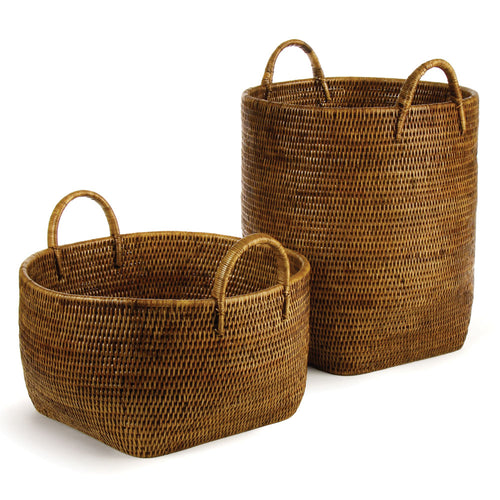 Napa Home And Garden Burma Rattan Orchard Baskets, Set Of 2