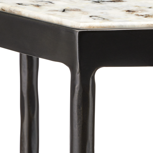 Currey & Company 30" Tosi Marble Accent Table