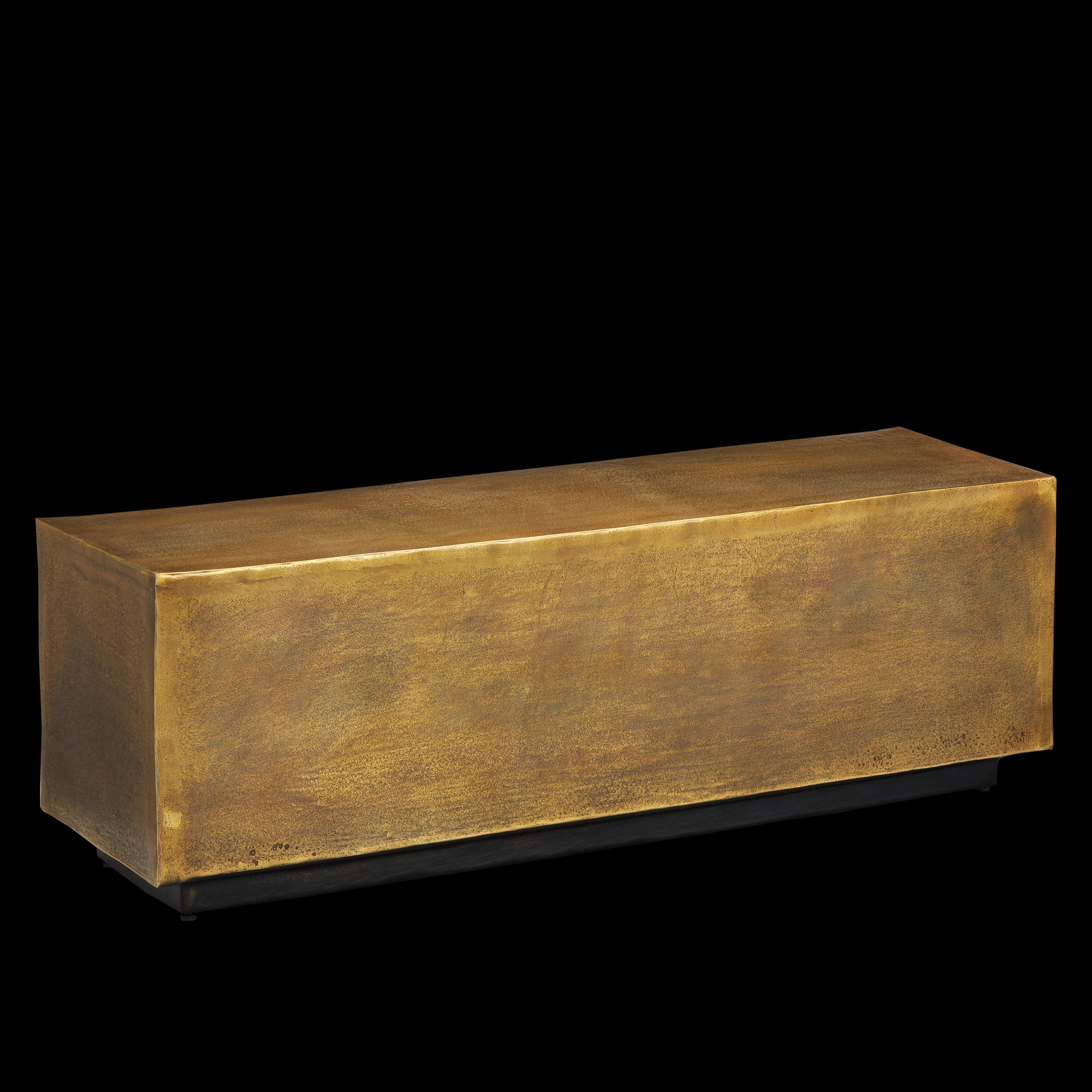 Currey & Company 48" Jahnu Cast Aluminum Bench