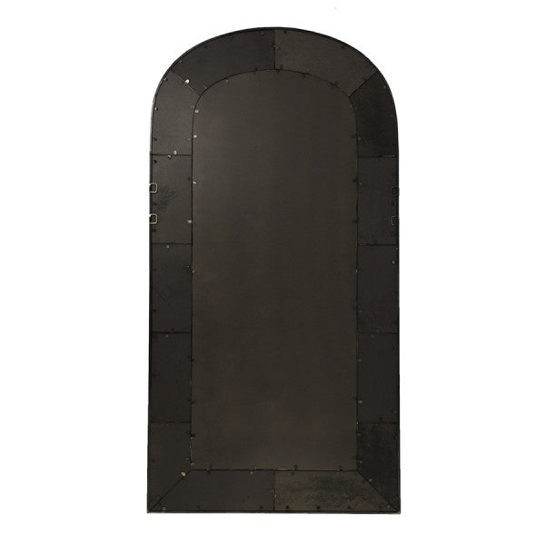 Zentique Paule Mirror Distressed Silver
