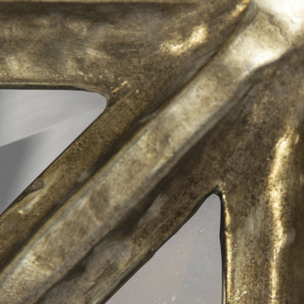 Zentique Paule Mirror Distressed Silver