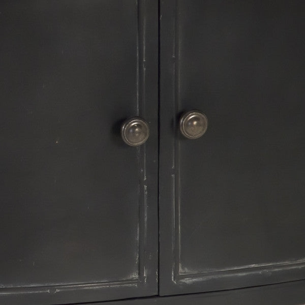 Zentique Corbyn Metal Console Antique Black