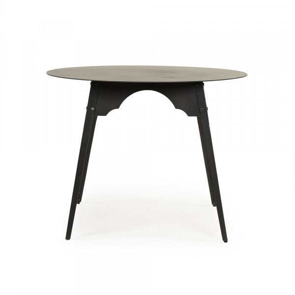 Zentique Sheril Metal Table Black