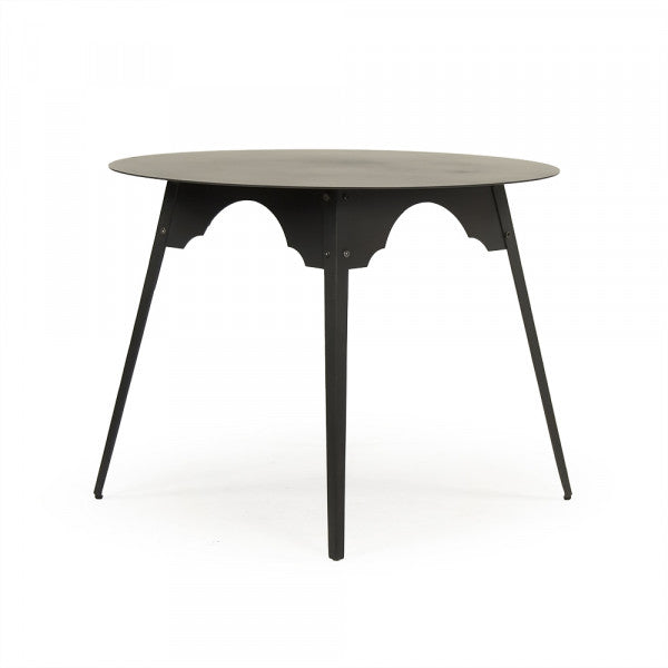 Zentique Sheril Metal Table Black