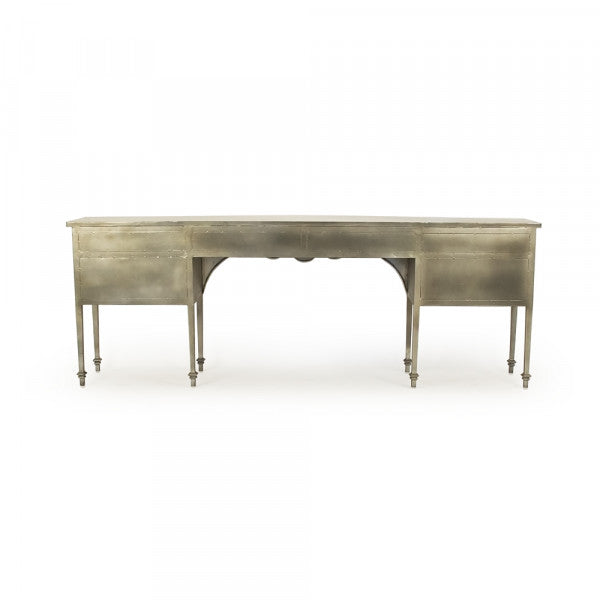 Zentique Gerard Iron Console Antique Light Gold