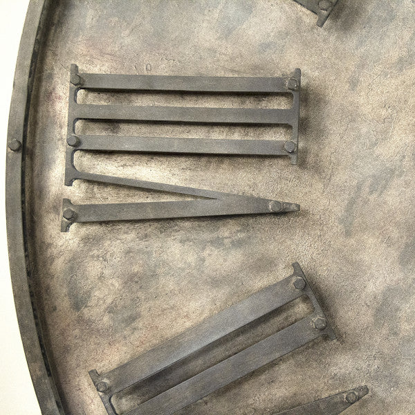 Zentique Anais Clock Weathered Brown Charcoal