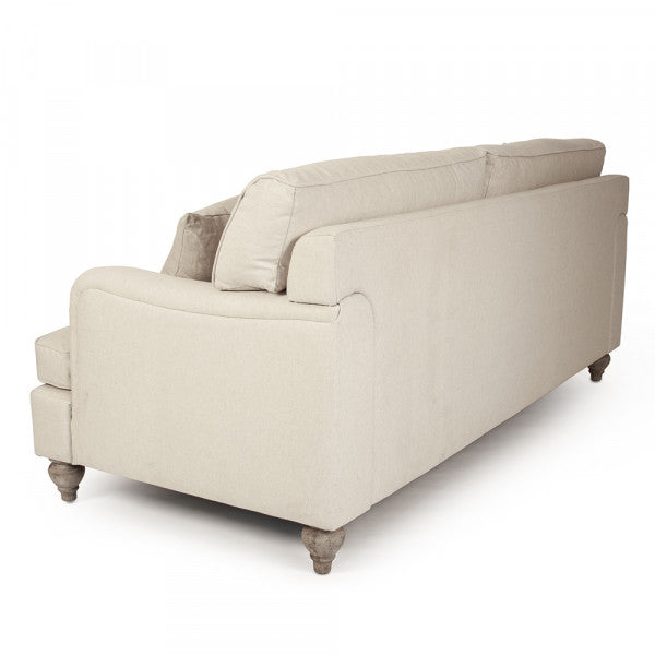 Zentique Ninon Sofa Cream Cotton