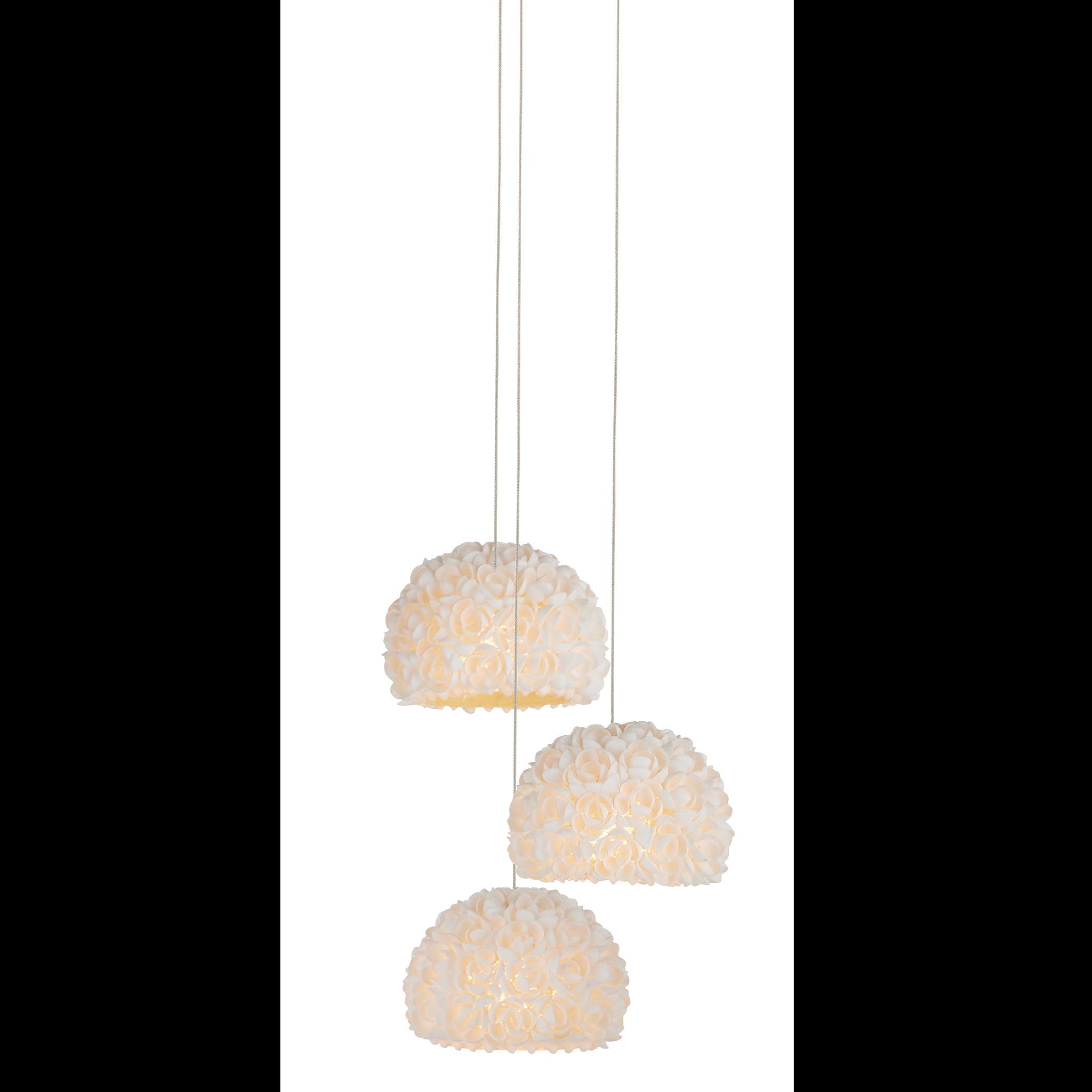 Currey & Company Virtu 3 Light Round Multi Drop