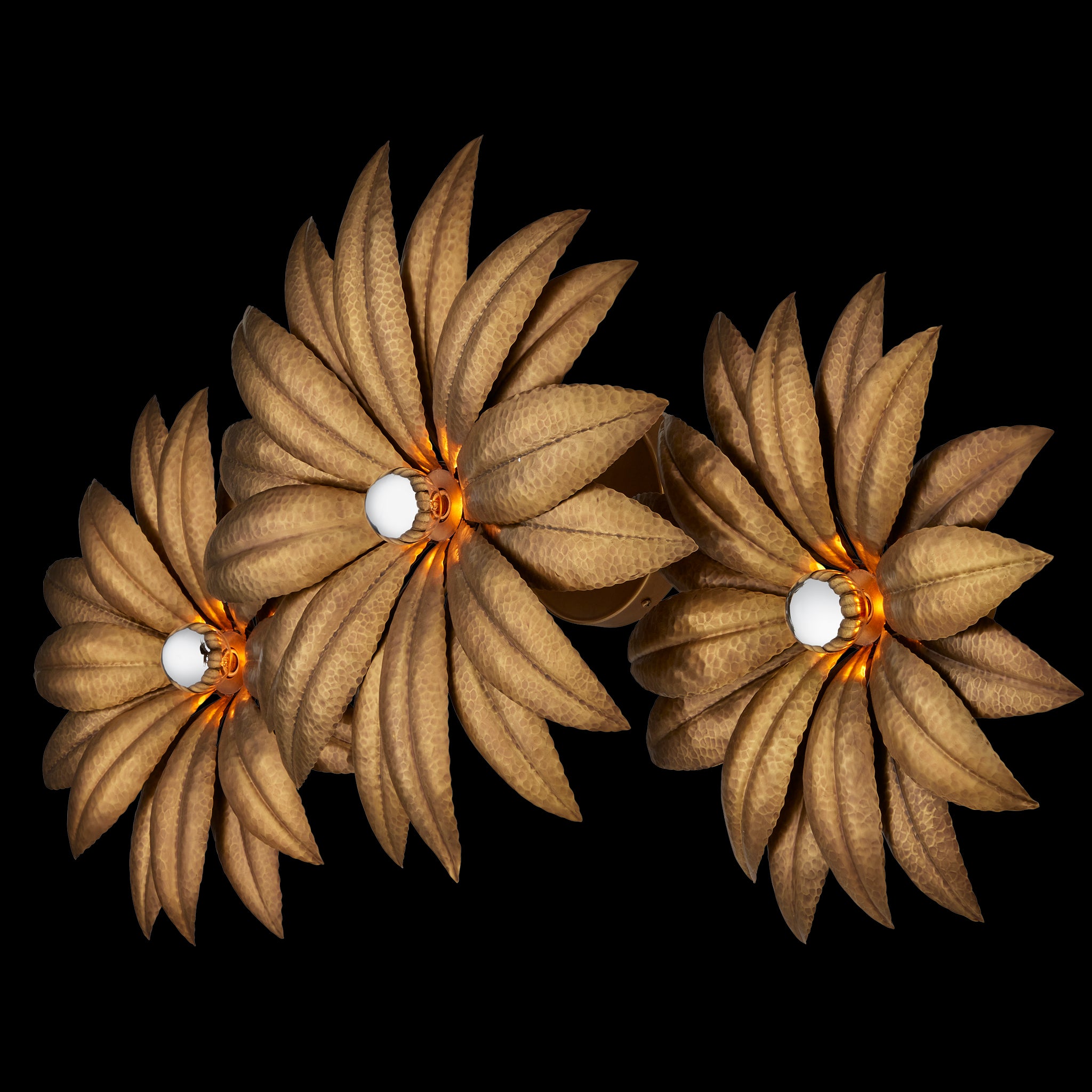 Currey & Company Alithea Large 3 Light Wall Sconce