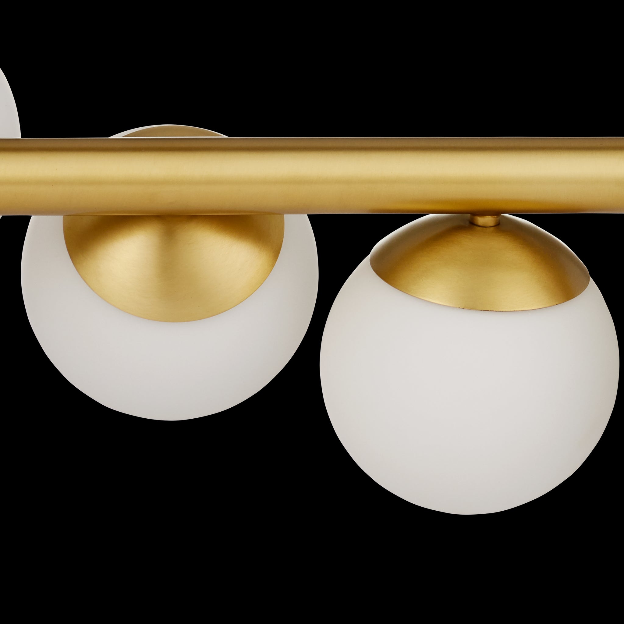 Currey & Company Barcarolle 48" Brass 9 Light Linear Chandelier