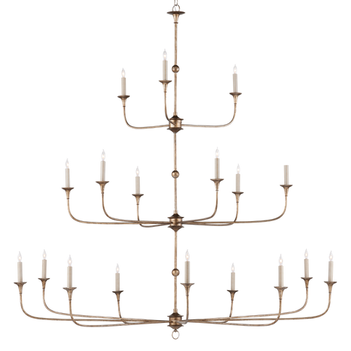 Currey & Company Nottaway 60" Bronze 18 Light Chandelier