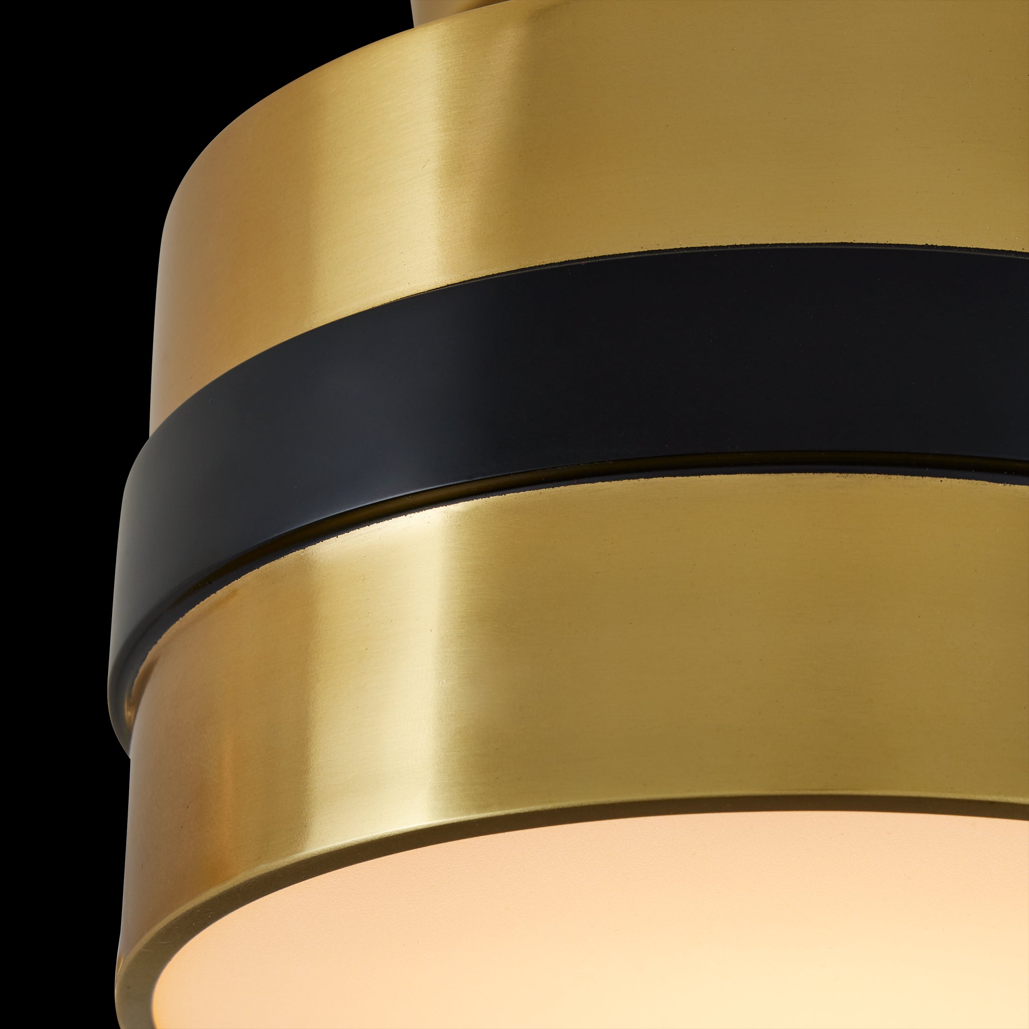 Currey & Company Heybrook 26" Brass 3 Light Led Semi Flush Mount