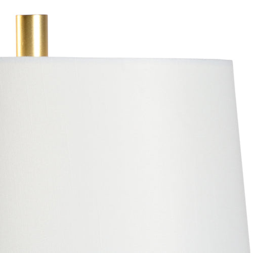 Chelsea House Round White Crosby Lamp