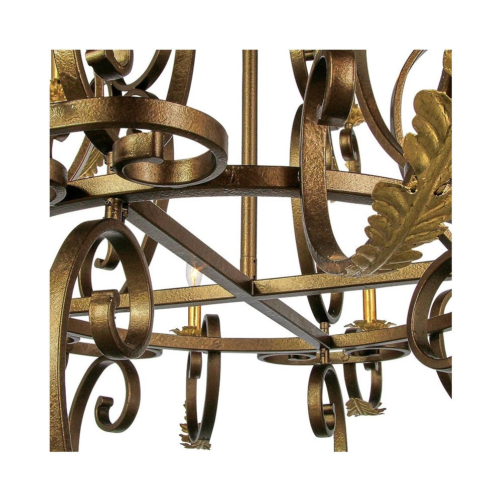 French Three Tiered Chandelier by Ellahome