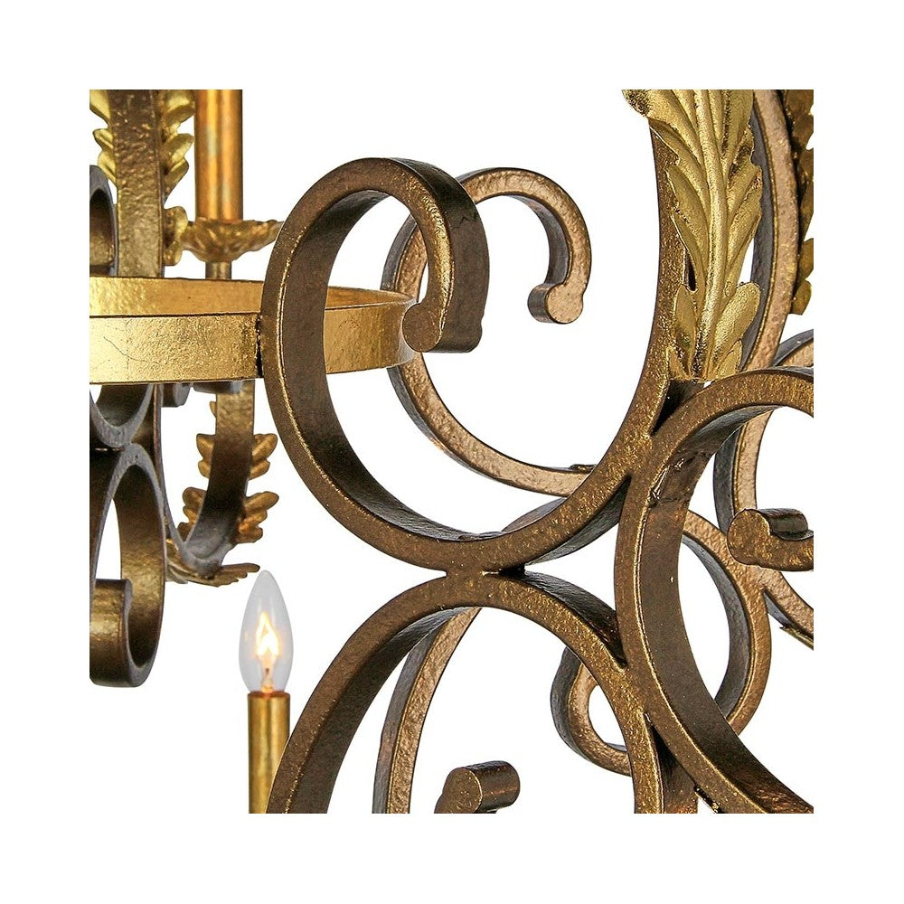 French Three Tiered Chandelier by Ellahome