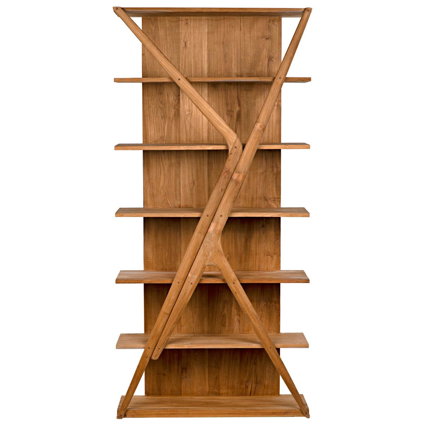 Noir Vetra Bookcase, Teak