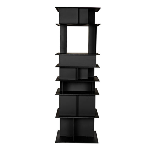 Noir Pisa Shelf, Black Steel