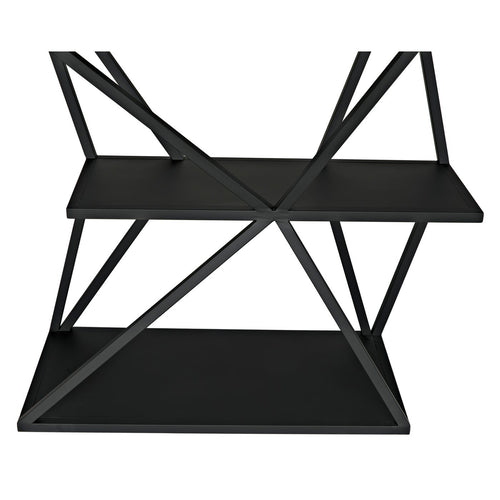 Noir Sutro Shelf, Black Steel