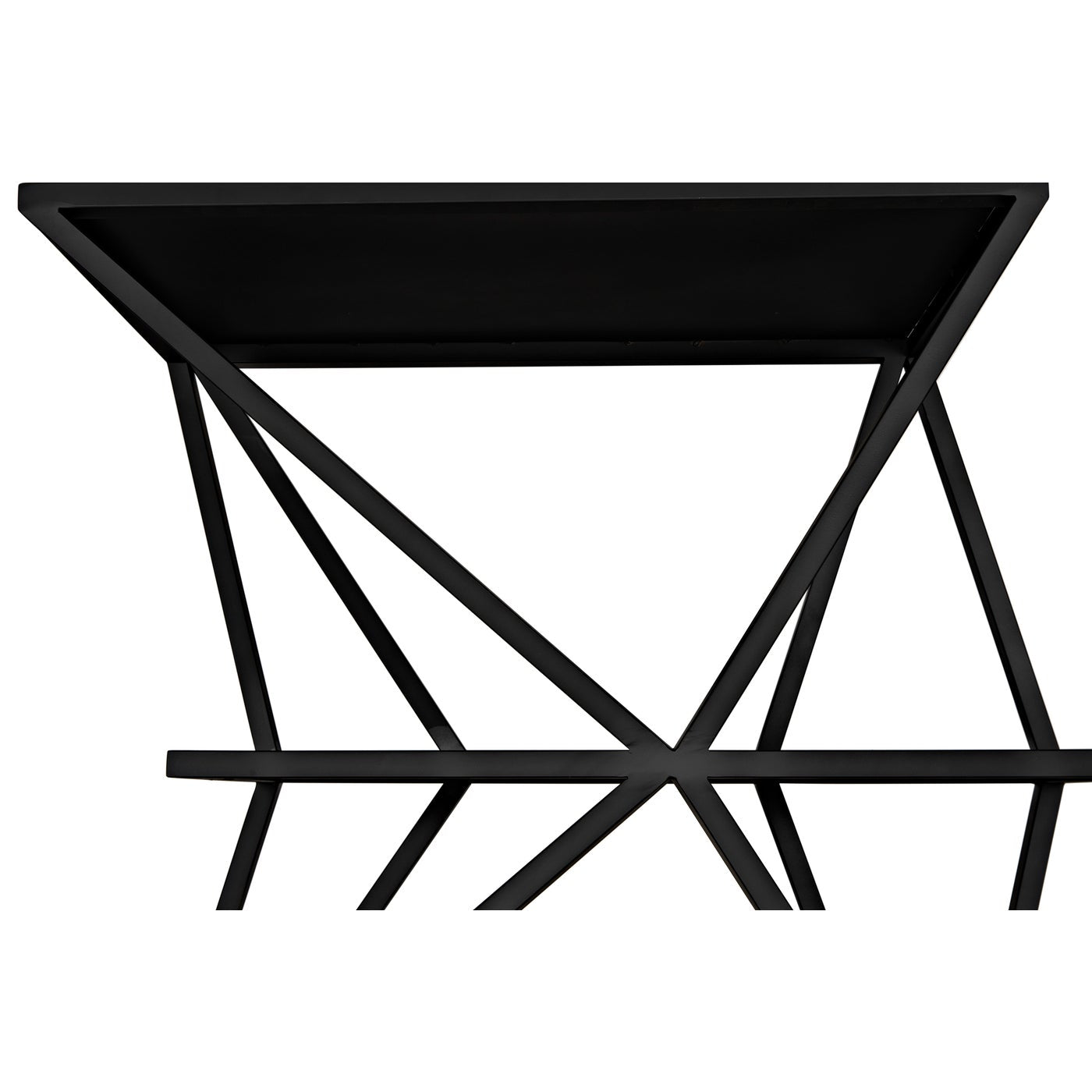Noir Sutro Shelf, Black Steel