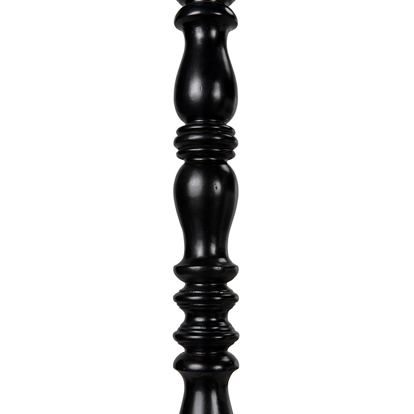 Noir Bachelor Bed, Eastern King, Hand Rubbed Black