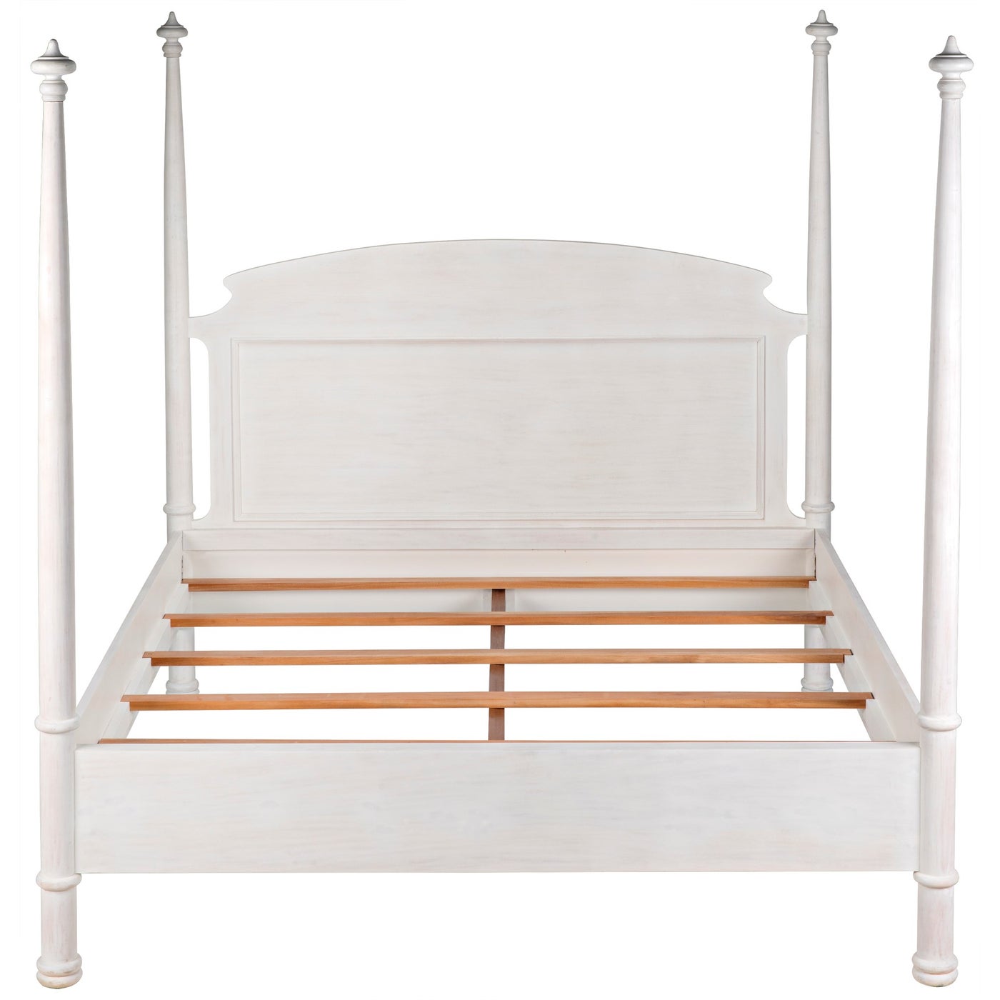 Noir New Douglas Bed, Eastern King, White Wash