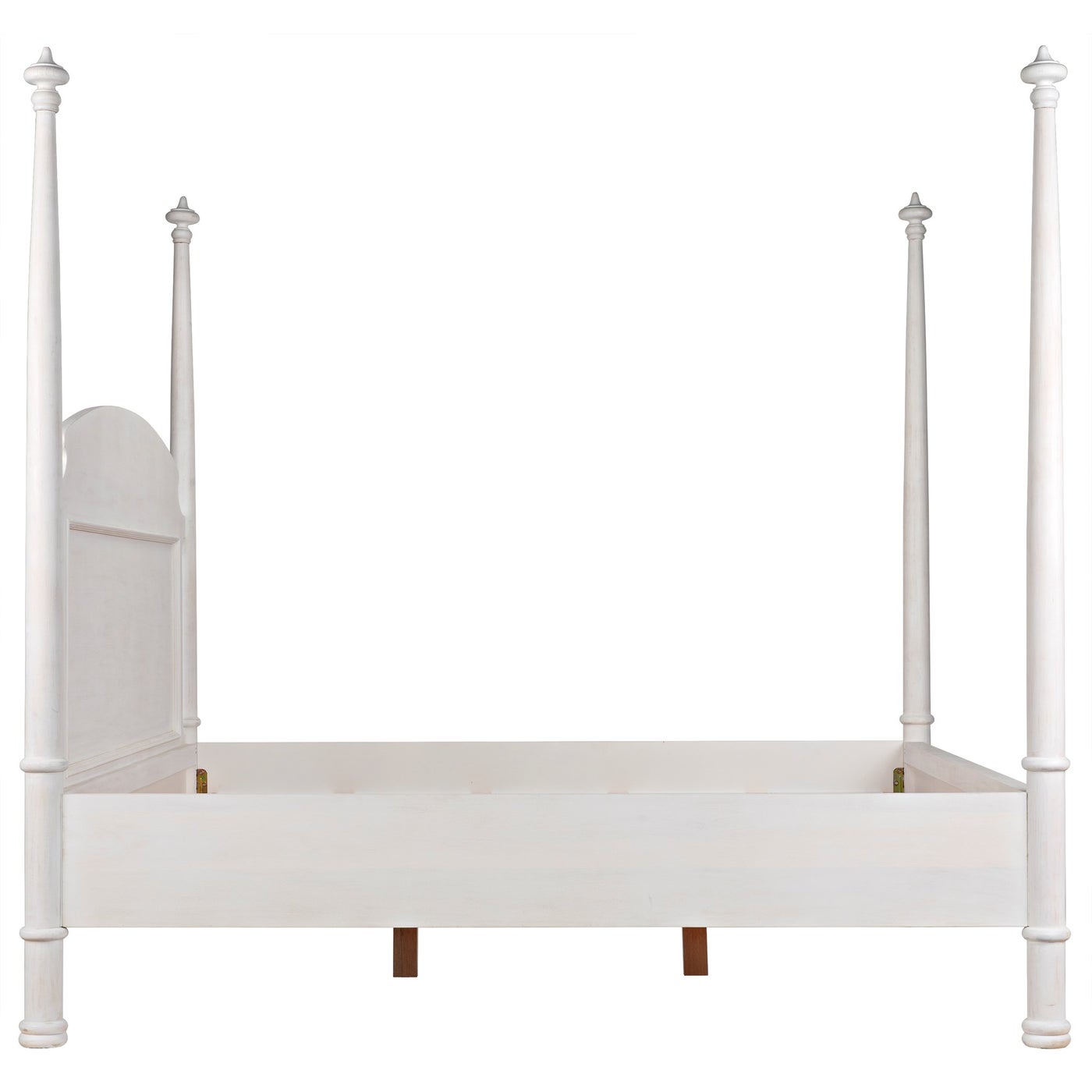 Noir New Douglas Bed, Eastern King, White Wash